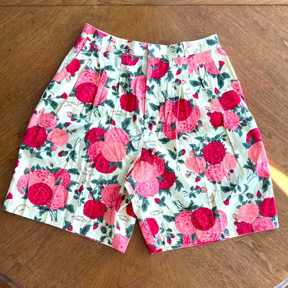 Vintage Hairston Roberson 90s floral shorts size 12